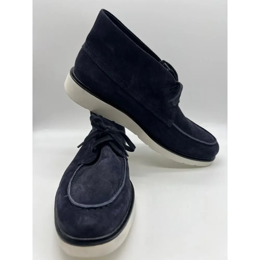 Vince Wayde Suede Chukka Boot Coastal Navy Men's Size 10.5M